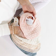 Load image into Gallery viewer, Cloud Muslin Bib 2 Pack