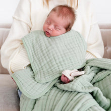 Load image into Gallery viewer, Cloud Muslin Burp Cloths