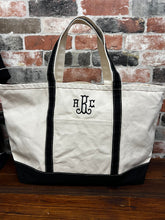 Load image into Gallery viewer, CB Station Large Classic Tote with Monogram
