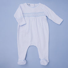 Load image into Gallery viewer, Mini Dots Smocked Footie