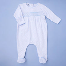 Load image into Gallery viewer, Mini Dots Smocked Footie