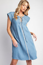 Load image into Gallery viewer, Washed Denim Loose Fit Dress
