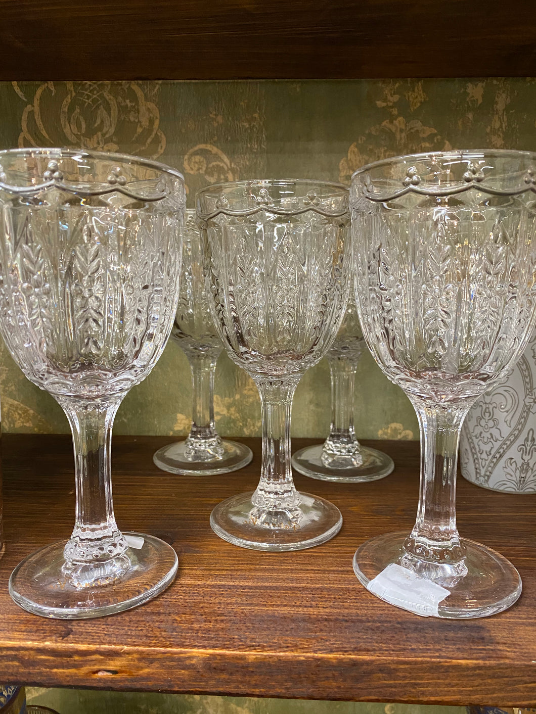PV Marseilles Clear Goblet Glass
