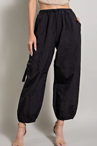 Black Pocket Cargo Pants