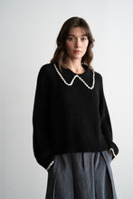 Load image into Gallery viewer, Scalloped Collar Sweater
