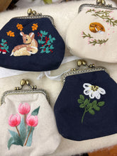 Load image into Gallery viewer, Fox Embroidered Coin Purse
