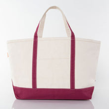 Load image into Gallery viewer, CB Station Large Classic Tote with Monogram
