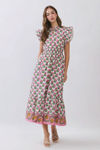 Load image into Gallery viewer, Floral Tiered Midi Dress
