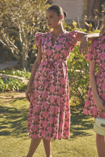 Load image into Gallery viewer, Ruffle Midi Dress Peacock
