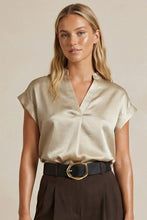 Load image into Gallery viewer, Cap Sleeve Satin Blouse
