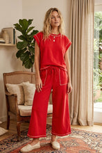 Load image into Gallery viewer, Scuba Contrast Stitch Lounge Set
