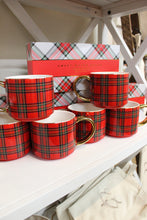 Load image into Gallery viewer, Red Plaid Mug
