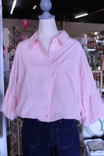 Load image into Gallery viewer, Button Down Bubble Sleeve Top
