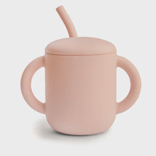 Load image into Gallery viewer, Silicone Training Cup + Straw
