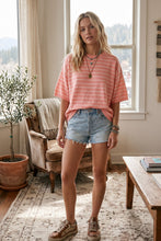 Load image into Gallery viewer, Oversized Lightweight Striped Sweater
