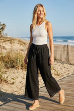 Load image into Gallery viewer, Wide Leg Drawstring Knit Pants
